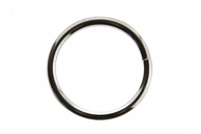 Кольцо металлическое d-32 мм, цв.-никель - купить в Братске. Цена: 3.54 руб.