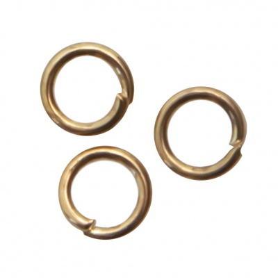 Кольцо  соединительное для бижутерии 4 мм, цв.-золото - купить в Братске. Цена: 0.41 руб.