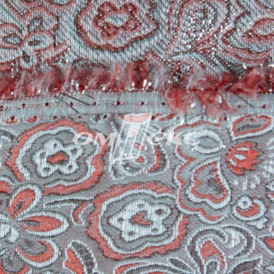 Ткань костюмная жаккард, 135 гр/м2, шир.150см, цвет красный№12 - купить в Братске. Цена 441.92 руб.