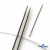 Спицы для вязания металлические d-2.5 мм круговые на тросике 53 см - купить в Братске. Цена: 53.90 руб.