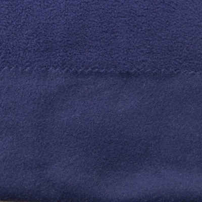 Флис DTY 19-3920, 180 г/м2, шир. 150 см, цвет т.синий - купить в Братске. Цена 646.04 руб.