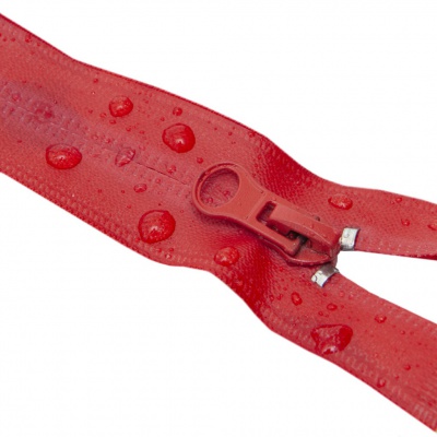 Молния водонепроницаемая PVC Т-7, 90 см, разъемная, цвет (820) красный - купить в Братске. Цена: 61.18 руб.