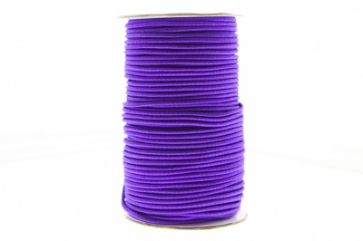 0370-1301-Шнур эластичный 3 мм, (уп.100+/-1м), цв.175- фиолет - купить в Братске. Цена: 459.62 руб.