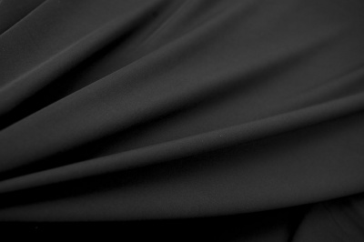 Костюмная ткань с вискозой "Флоренция", 195 гр/м2, шир.150см, цвет чёрный - купить в Братске. Цена 507.37 руб.