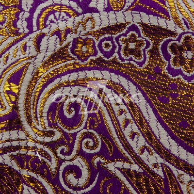 Ткань костюмная жаккард №9, 140 гр/м2, шир.150см, цвет фиолет - купить в Братске. Цена 387.20 руб.