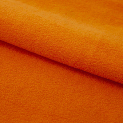 Флис DTY 16-1358, 250 г/м2, шир. 150 см, цвет оранжевый - купить в Братске. Цена 640.46 руб.