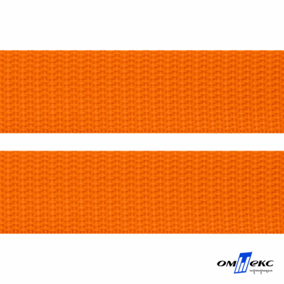 Оранжевый - цв.523 - Текстильная лента-стропа 550 гр/м2 ,100% пэ шир.50 мм (боб.50+/-1 м) - купить в Братске. Цена: 797.67 руб.