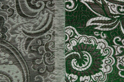 Ткань костюмная жаккард, 135 гр/м2, шир.150см, цвет зелёный№4 - купить в Братске. Цена 441.94 руб.