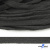 Шнур плетеный d-8 мм плоский, 70% хлопок 30% полиэстер, уп.85+/-1 м, цв.1026-серый - купить в Братске. Цена: 735 руб.