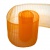 Лента капроновая "Гофре", шир. 110 мм/уп. 50 м, цвет оранжевый - купить в Братске. Цена: 26.93 руб.