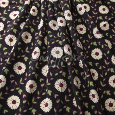 Плательная ткань "Фламенко" 10.1, 80 гр/м2, шир.150 см, принт растительный - купить в Братске. Цена 241.49 руб.