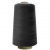 Швейные нитки (армированные) 28S/2, нам. 2 500 м, цвет чёрный - купить в Братске. Цена: 139.91 руб.