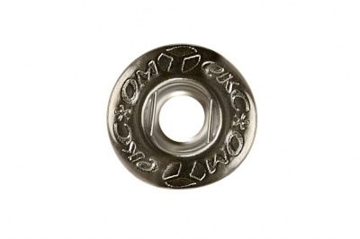Кнопка металлическая "Альфа" с пружиной, 15 мм (уп. 720+/-20 шт), цвет никель - купить в Братске. Цена: 1 466.73 руб.