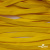 Шнур плетеный (плоский) d-12 мм, (уп.90+/-1м), 100% полиэстер, цв.269 - жёлтый - купить в Братске. Цена: 8.62 руб.