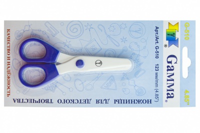 Ножницы G-510 детские 123 мм - купить в Братске. Цена: 137.45 руб.