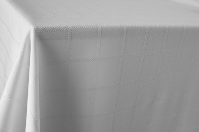 Скатертная ткань 25536/2005, 174 гр/м2, шир.150см, цвет белый - купить в Братске. Цена 269.46 руб.