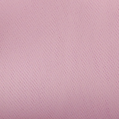 Фатин матовый 16-12, 12 гр/м2, шир.300см, цвет нежно-розовый - купить в Братске. Цена 96.31 руб.