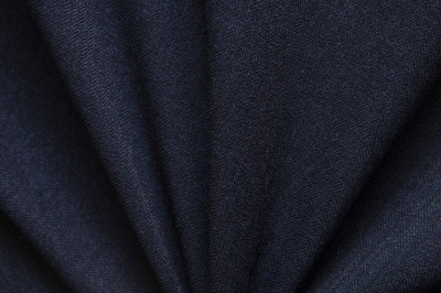 Ткань костюмная 25388 2009, 207 гр/м2, шир.150см, цвет т.синий - купить в Братске. Цена 353.07 руб.