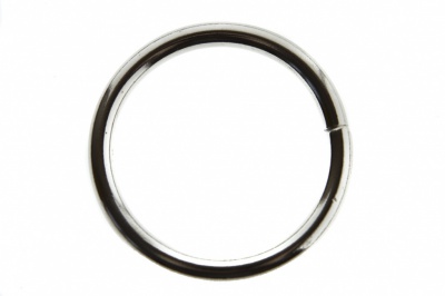 Кольцо металлическое d-38 мм, цв.-никель - купить в Братске. Цена: 4.94 руб.