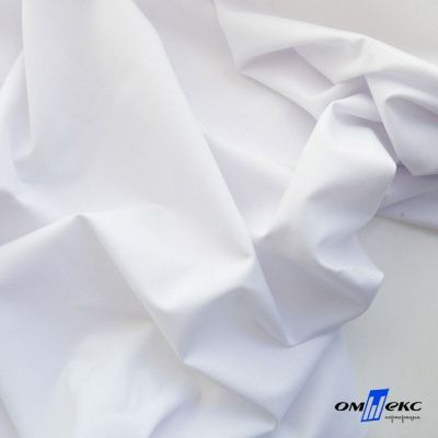 Ткань сорочечная Илер 100%полиэстр, 120 г/м2 ш.150 см, цв.белый - купить в Братске. Цена 290.24 руб.