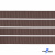 Репсовая лента 005, шир. 6 мм/уп. 50+/-1 м, цвет коричневый - купить в Братске. Цена: 88.45 руб.