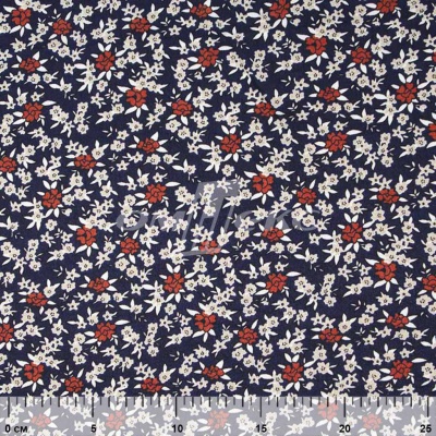 Плательная ткань "Фламенко" 7.2, 80 гр/м2, шир.150 см, принт растительный - купить в Братске. Цена 239.03 руб.