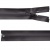 Молния водонепроницаемая PVC Т-7, 60 см, разъемная, цвет (301) т.серый - купить в Братске. Цена: 49.39 руб.
