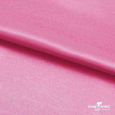 Поли креп-сатин 15-2215, 125 (+/-5) гр/м2, шир.150см, цвет розовый - купить в Братске. Цена 155.57 руб.