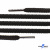 Шнурки #106-09, круглые 130 см, цв.чёрный - купить в Братске. Цена: 21.92 руб.