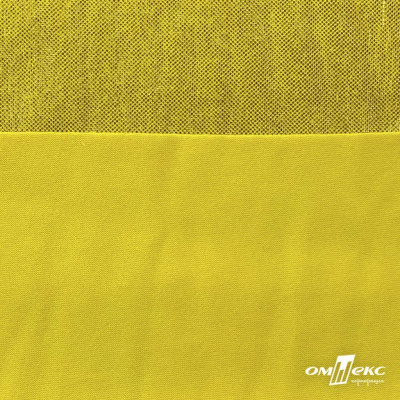 Трикотажное полотно голограмма, шир.140 см, #602 -жёлтый/жёлтый - купить в Братске. Цена 385.88 руб.