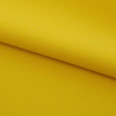 Креп стрейч Амузен 14-0756, 85 гр/м2, шир.150см, цвет жёлтый - купить в Братске. Цена 194.07 руб.