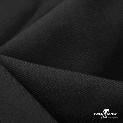 Ткань костюмная Зара, 92%P 8%S, BLACK, 200 г/м2, шир.150 см - купить в Братске. Цена 325.28 руб.