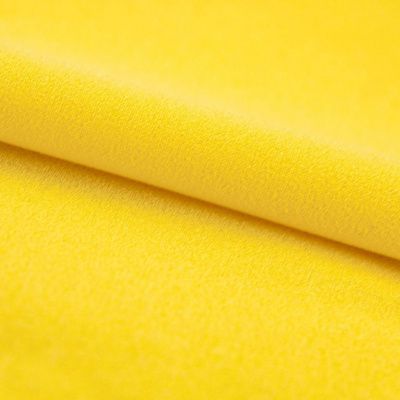 Креп стрейч Амузен 12-0752, 85 гр/м2, шир.150см, цвет жёлтый - купить в Братске. Цена 194.07 руб.