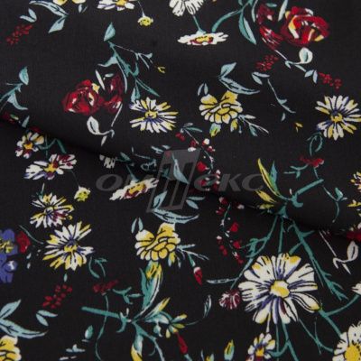 Плательная ткань "Фламенко" 6.2, 80 гр/м2, шир.150 см, принт растительный - купить в Братске. Цена 239.03 руб.