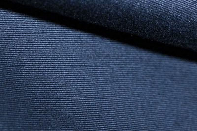 Ткань костюмная 8874/3, цвет темно-синий, 100% полиэфир - купить в Братске. Цена 433.60 руб.
