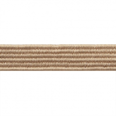 Резиновые нити с текстильным покрытием, шир. 6 мм ( упак.30 м/уп), цв.- 97-бежевый - купить в Братске. Цена: 152.05 руб.