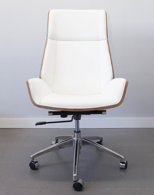 Кресло из натуральной кожи, каркас дерево арт. FX-BC06 - купить в Братске. Цена 34 820.52 руб.