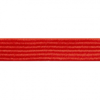 Резиновые нити с текстильным покрытием, шир. 6 мм ( упак.30 м/уп), цв.- 86-красный - купить в Братске. Цена: 155.22 руб.