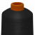 Нитки текстурированные кручёные, намот. 15 000 м, цвет чёрный - купить в Братске. Цена: 237.24 руб.