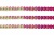 Пайетки "ОмТекс" на нитях, CREAM, 6 мм С / упак.73+/-1м, цв. 89 - розовый - купить в Братске. Цена: 468.37 руб.