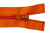 Спиральная молния Т5 849, 75 см, автомат, цвет оранжевый - купить в Братске. Цена: 16.28 руб.