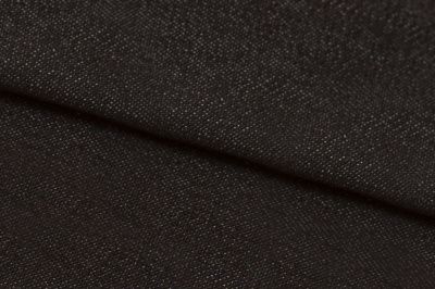 Ткань джинсовая №96, 160 гр/м2, шир.148см, цвет чёрный - купить в Братске. Цена 350.42 руб.