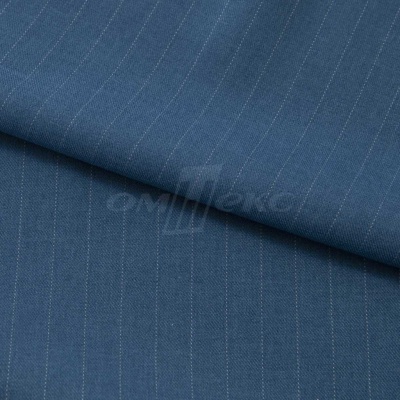 Костюмная ткань "Жаклин", 188 гр/м2, шир. 150 см, цвет серо-голубой - купить в Братске. Цена 430.84 руб.