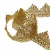 Тесьма металлизированная 0384-0240, шир. 40 мм/уп. 25+/-1 м, цвет золото - купить в Братске. Цена: 490.74 руб.