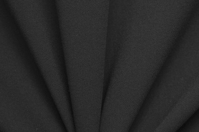 Костюмная ткань с вискозой "Бриджит", 210 гр/м2, шир.150см, цвет чёрный - купить в Братске. Цена 570.73 руб.