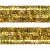 Тесьма с пайетками D16, шир. 20 мм/уп. 25+/-1 м, цвет золото - купить в Братске. Цена: 786.13 руб.