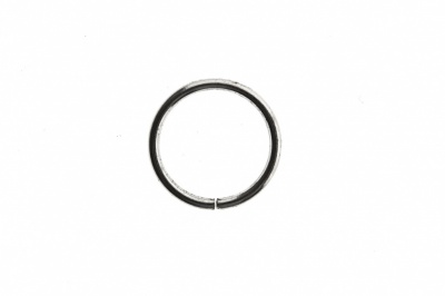 Кольцо металлическое d-15 мм, цв.-никель - купить в Братске. Цена: 2.45 руб.