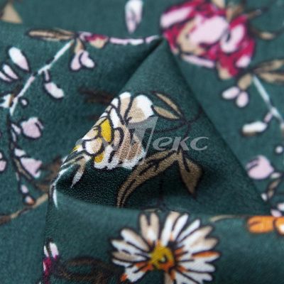 Плательная ткань "Фламенко" 6.1, 80 гр/м2, шир.150 см, принт растительный - купить в Братске. Цена 241.49 руб.