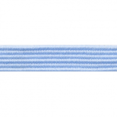 Резиновые нити с текстильным покрытием, шир. 6 мм ( упак.30 м/уп), цв.- 108-голубой - купить в Братске. Цена: 155.22 руб.