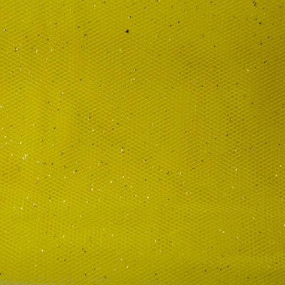 Сетка Глиттер, 24 г/м2, шир.145 см., желтый - купить в Братске. Цена 118.43 руб.
